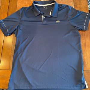 Adidas Navy Blue Golf Polo- Large